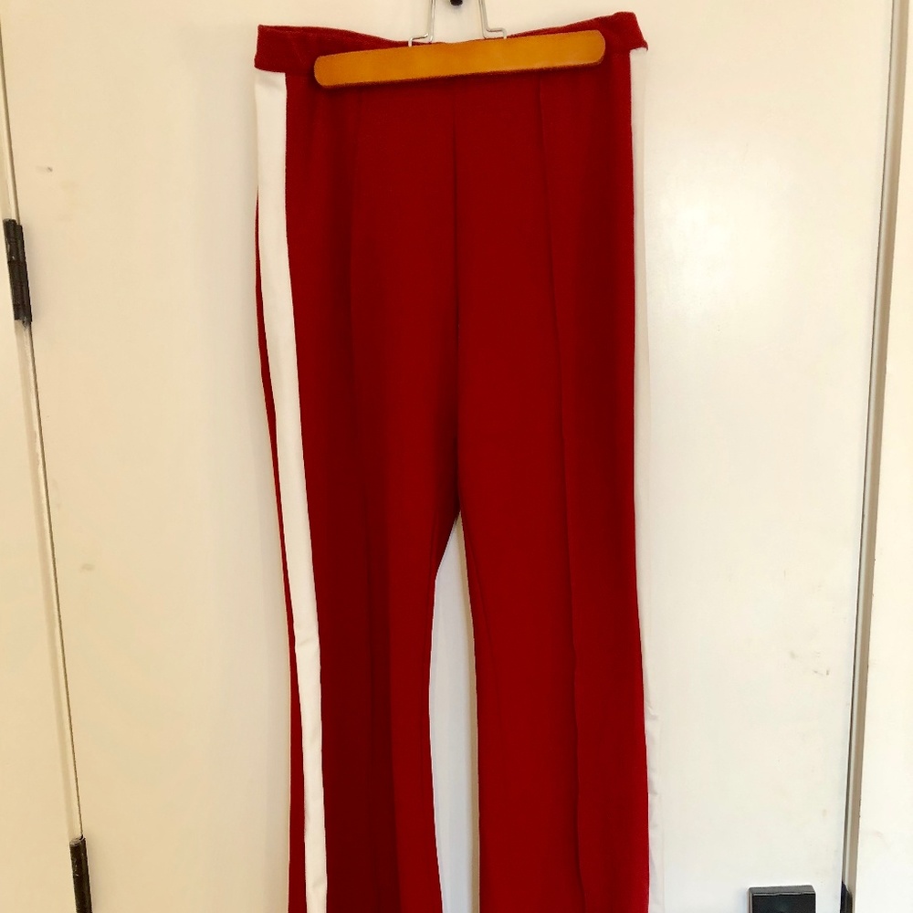 H&M Red Tracksuit Pants
